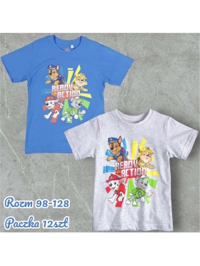 Bluzka dzieciece rozm 98-128, paczka 12szt, mix kolor