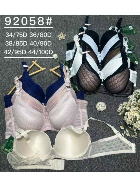Biustonosz damskie,Miska D,rozmiar 75-100,1kolor (6szt /paczka)