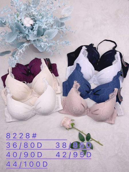 Biustonosz damskie,Miska D,rozmiar 80-100,1kolor (6szt /paczka)