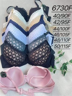 Biustonosz damskie,Miska F,rozmiar 90-115,1kolor (6szt /paczka)