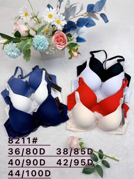 Biustonosz damskie,Miska C,rozmiar 80-100,1kolor (6szt /paczka)