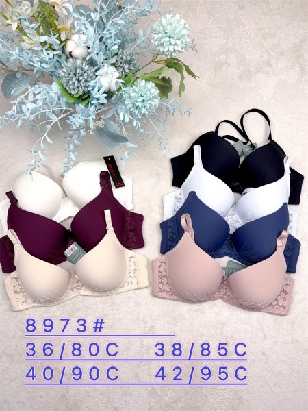 Biustonosz damskie,Miska C,rozmiar 80-95,1kolor (6szt /paczka)