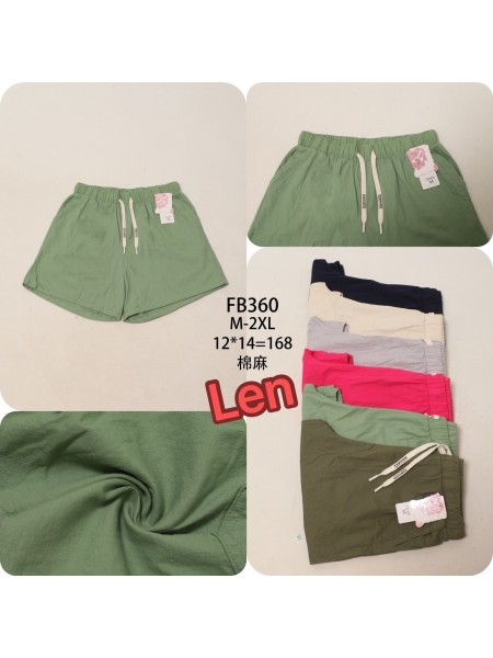 Spodenki damskie , size M-2xl, paczka 12szt,mix kolor