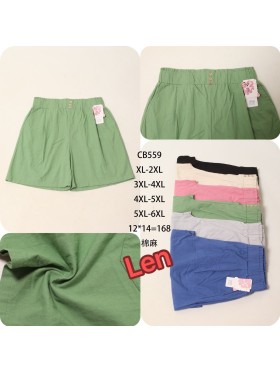 Spodenki damskie , size xl-6xl, paczka 12szt,mix kolor