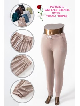 Spodnie damskie , size s-3xl, paczka 12szt,mix kolor