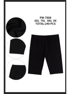 Legginsy damskie , size 6-9xl, paczka 12szt,1  kolor