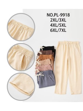 Spodnie damskie , size2-7xl, paczka 12szt,mix kolor