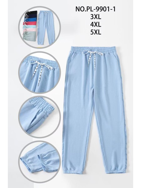 Spodnie damskie , size 3-5xl, paczka 12szt,mix kolor