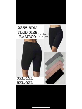 Legginsy damskie , size 3-6xl, paczka 12szt,MIX  kolor