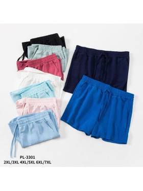 Spodenki damskie , size 2-7xl, paczka 12szt,mix kolor