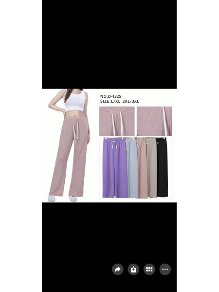 Spodnie damskie , size l-3xl, paczka 12szt,mix kolor