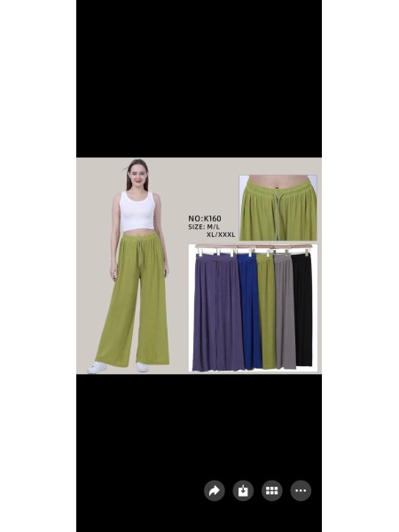 Spodnie damskie , size M-3xl, paczka 12szt,mix kolor