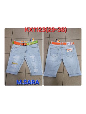 Spodenki jeansowe MĘSKA , size 29-38, paczka 10szt,1kolor