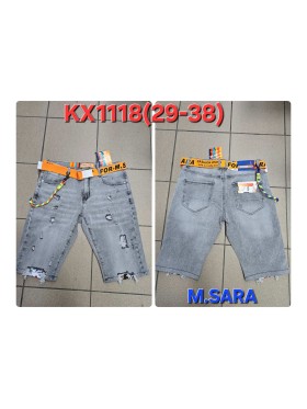 Spodenki jeansowe MĘSKA , size 29-38, paczka 10szt,1kolor