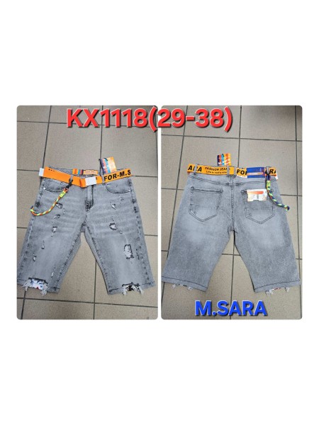 Spodenki jeansowe MĘSKA , size 29-38, paczka 10szt,1kolor