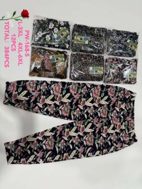 Spodnie damskie , size l-6xl, paczka 12szt,mix kolor
