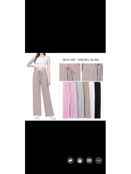 Spodnie damskie , size M-2xl, paczka 12szt,mix kolor