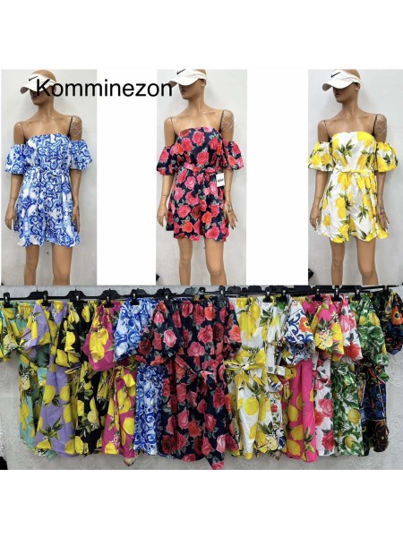 Kombinezony damskie, size uni, paczka 6szt,mix kolor