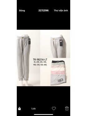 Spodnie damskie , size Xl-6xl, paczka 12szt,mix kolor