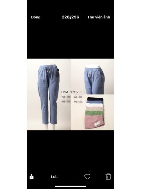 Spodnie damskie , size 2-9xl, paczka 12szt,mix kolor
