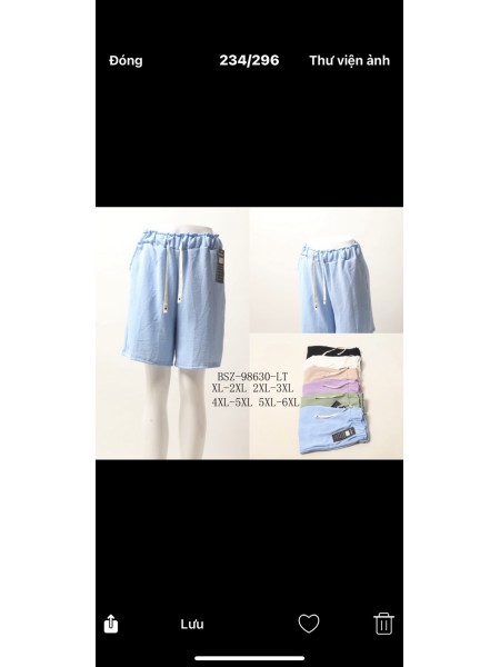 Spodenki damskie , size XL-6xl, paczka 12szt,mix kolor