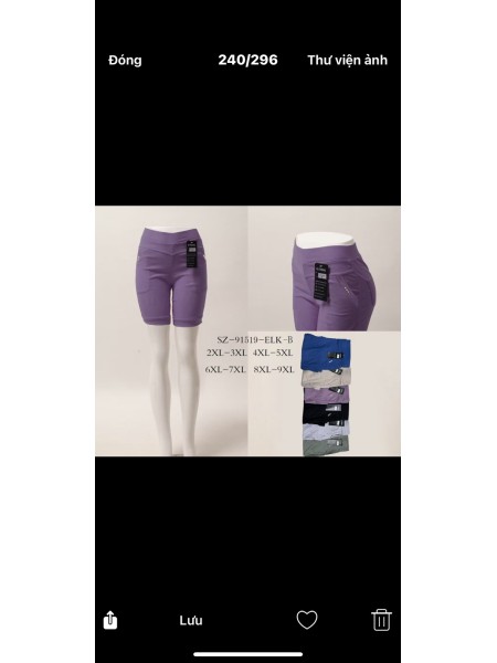Spodenki damskie , size 2-9xl, paczka 12szt,mix kolor