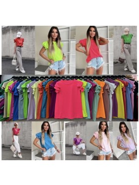 Bluzki  damskie, size uni, paczka 6szt,mix kolor