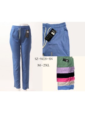 Spodnie damskie , size M-2xl, paczka 12szt,mix kolor