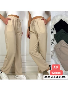 Spodnie damskie , size M-2XL, paczka 12szt,mix kolor