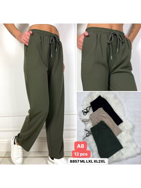 Spodnie damskie , size M-2XL, paczka 12szt,mix kolor