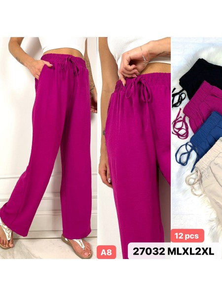 Spodnie damskie , size M-2XL, paczka 12szt,mix kolor