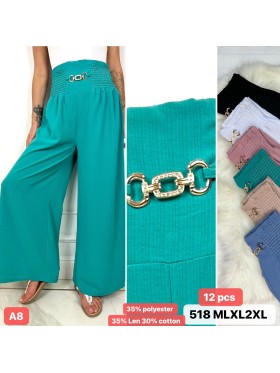 Spodnie damskie , size M-2XL, paczka 12szt,mix kolor