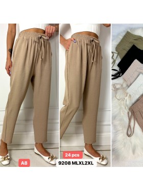 Spodnie damskie , size M-2XL, paczka 12szt,mix kolor