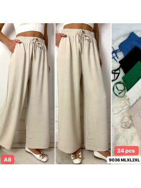 Spodnie damskie , size M-2XL, paczka 12szt,mix kolor