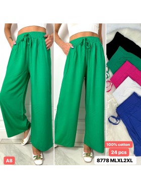 Spodnie damskie , size M-2XL, paczka 12szt,mix kolor
