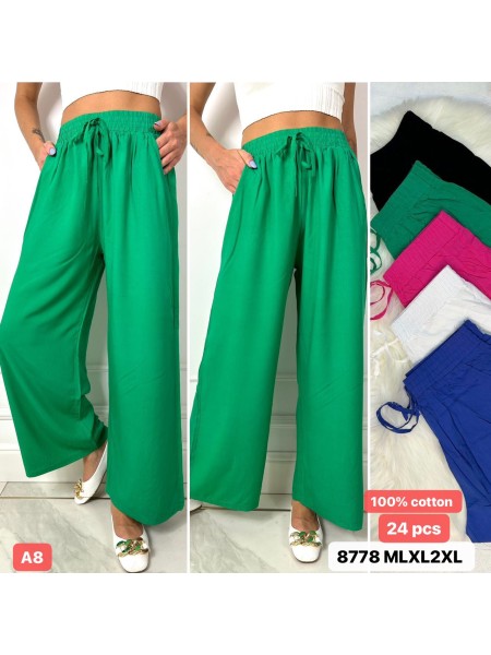 Spodnie damskie , size M-2XL, paczka 12szt,mix kolor