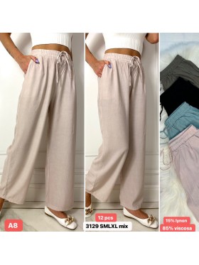 Spodnie damskie , size S-XL, paczka 12szt,mix kolor