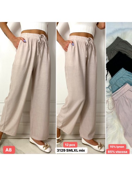 Spodnie damskie , size S-XL, paczka 12szt,mix kolor
