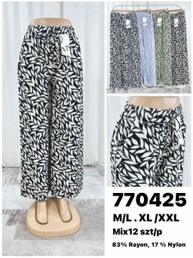 Spodnie damskie , size M-2XL, paczka 12szt,MIX kolor