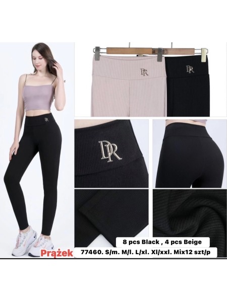Legginsy damskie , size S-2XL, paczka 12szt,MIX kolor