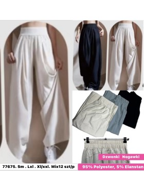 Spodnie damskie , size S-2XL, paczka 12szt,MIX kolor