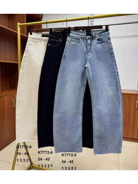 Jeansy damskie ,size 34-42,paczka 10szt ,1 KOLOR