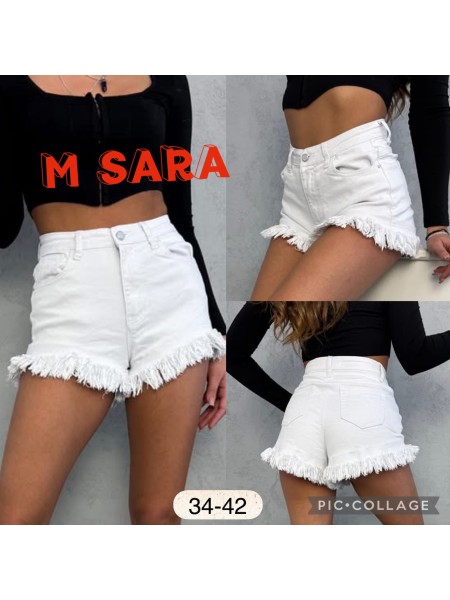 Spodenki jeansowe damskie M'sara ,size 34-42,paczka 10szt ,