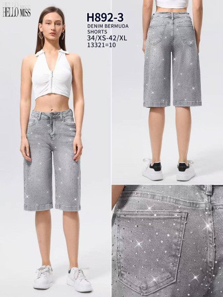 Spodenki jeansowe damskie ,size xs-xl,paczka 10szt ,