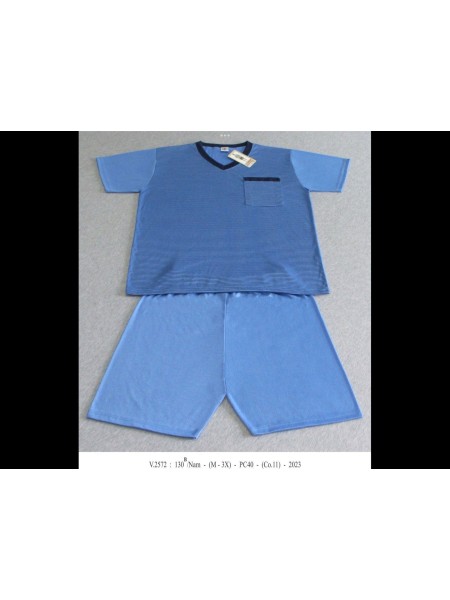 piżama MĘSKA, size m-3xl, paczka 10szt, mix kolor