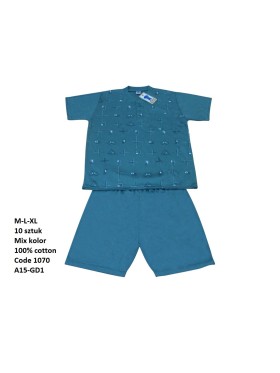 piżama MĘSKA, size m-xl, paczka 10szt, mix kolor