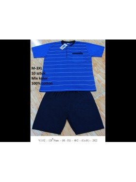 piżama MĘSKA, size m-3xl, paczka 10szt, mix kolor