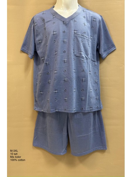 piżama MĘSKA, size m-3xl, paczka 10szt, mix kolor
