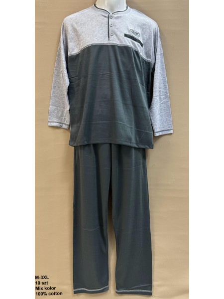 piżama MĘSKA, size m-3xl, paczka 10szt, mix kolor