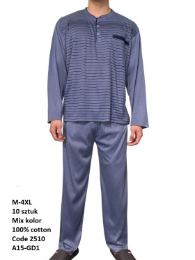 piżama MĘSKA, size m-4xl, paczka 10szt, mix kolor